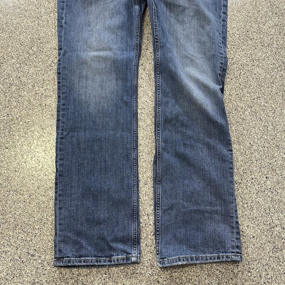 Levis 514 Jeans Mens 36x34 Straight Leg Stretch Denim Medium Wash - Picture 3 of 10